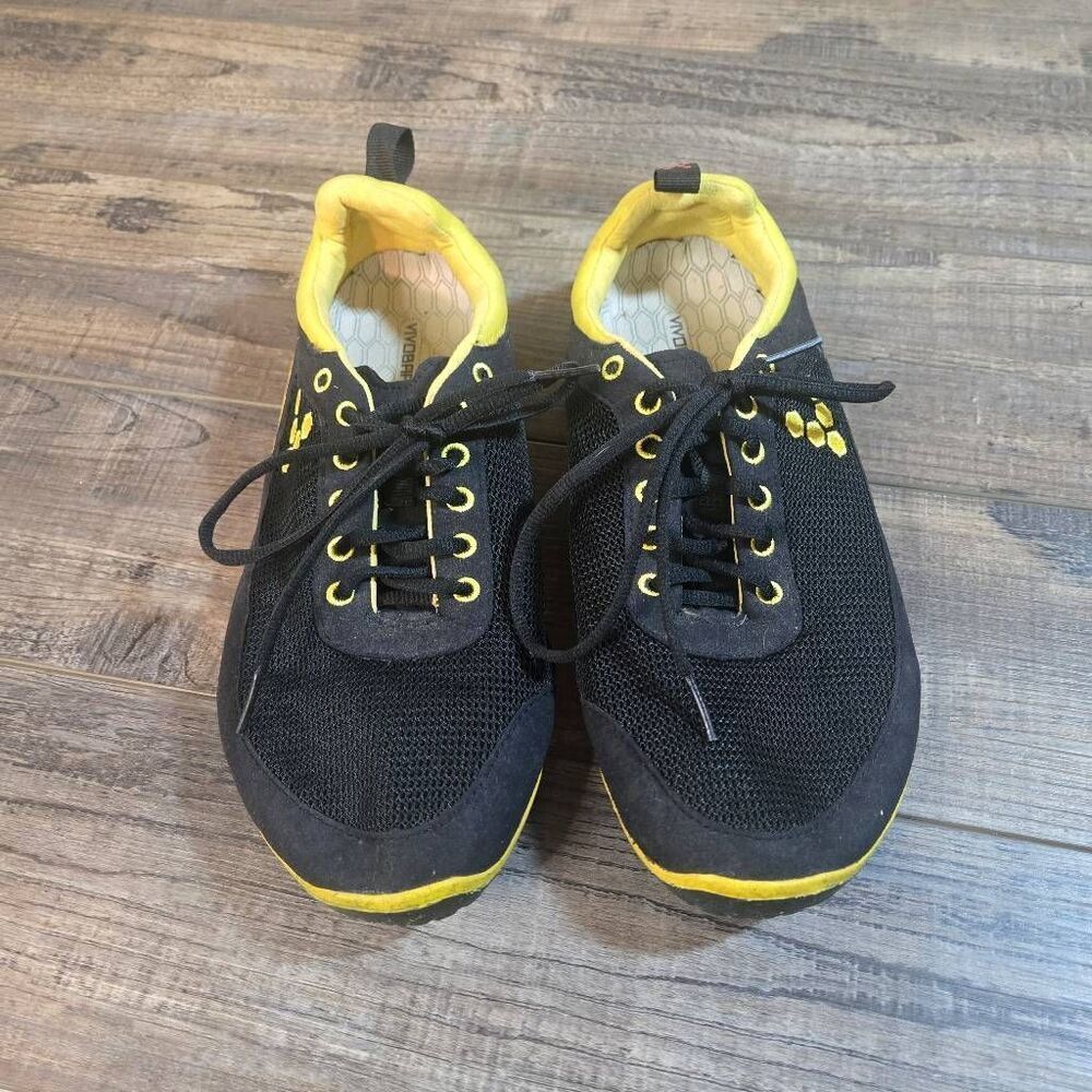 Vivobarefoot Neo Midfoot running shoes sneakers size 10 men's black yellow